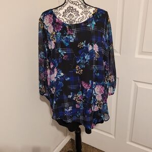 I.N. Studio floral blouse